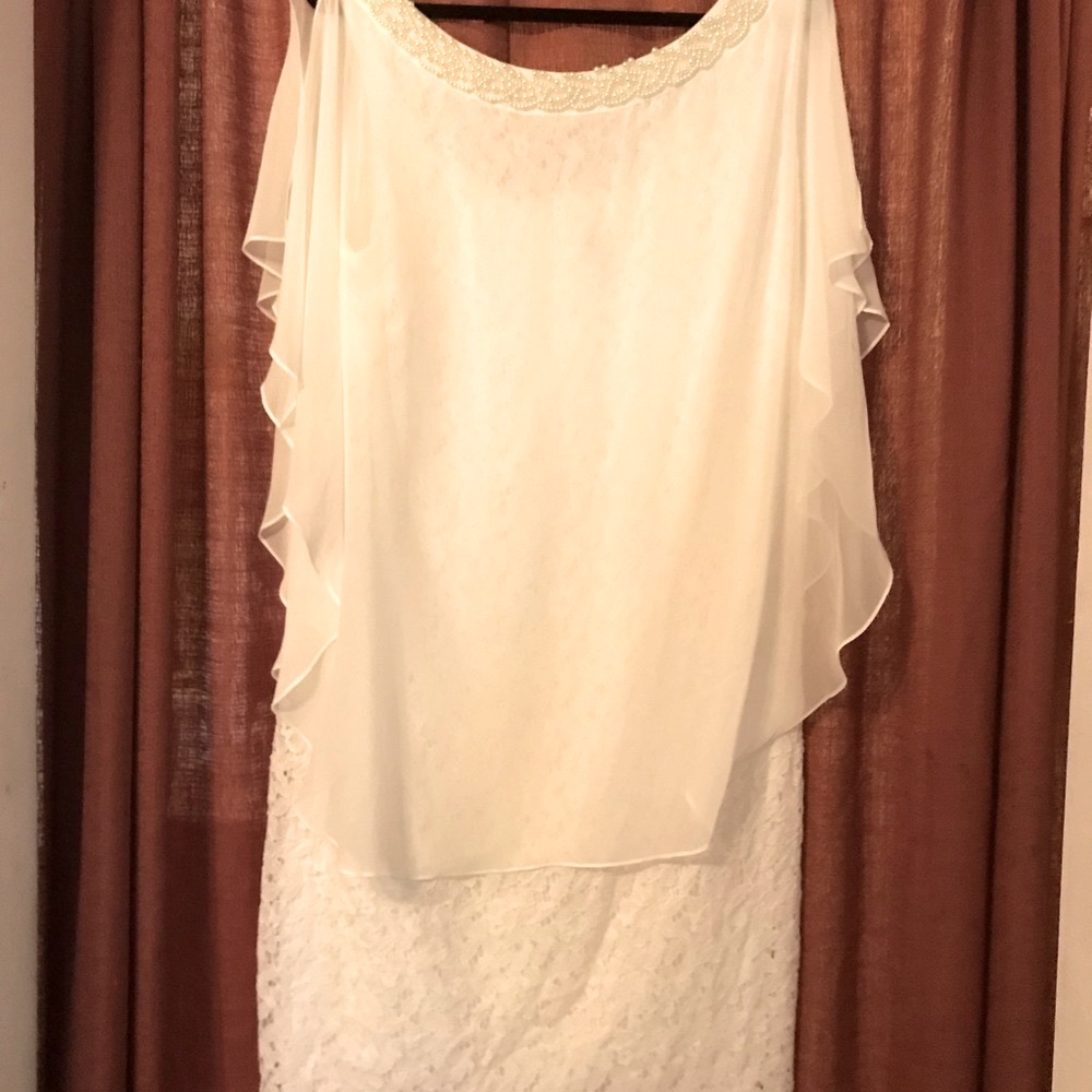 White lace dress